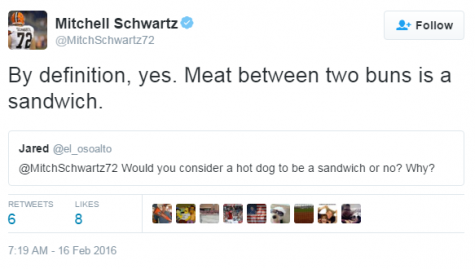 Browns OT Mitchell Schwartz's take on the debate.