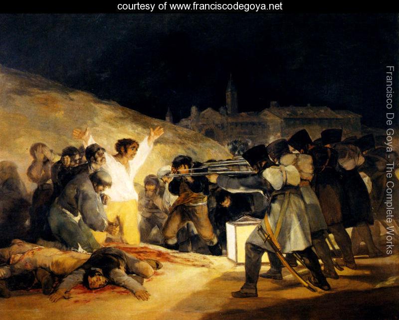 Goya’s ‘The Third of May 1808’ is his most famous work, and is universally admired for its daring subject matter and gripping intent. 