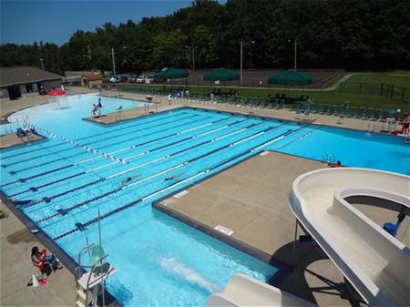 The pool is open from 12:30pm-8:00pm and is located at the Highland Heights Community Park at 5905 Wilson Mills Road.