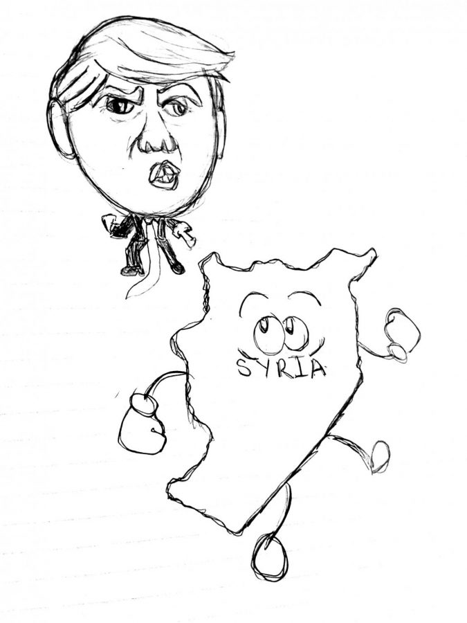 Illustration: Trump takes on Syria