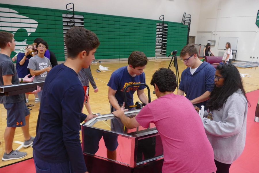 At Thursdays all night decorating session, dozens of student council students prepared for Fridays assembly and Saturdays dance.  Unfortunately, many students say they do not plan to attend the dance.