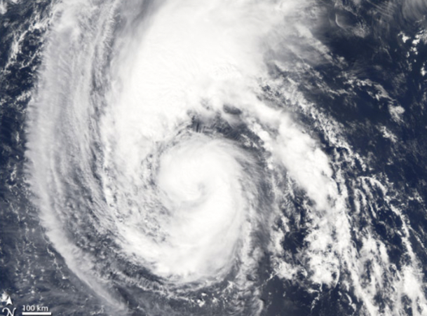 Hurricane Florence spreads across the Atlantic.