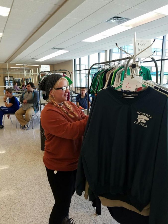 FUSE Club sold items in the the cafeteria for two days during Homecoming week.