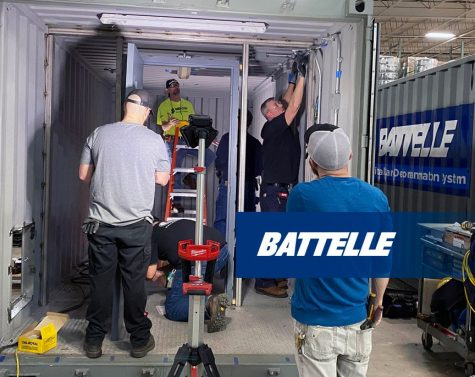 Battelle employees build a Battelle CCDS Critical Care Decontamination System™