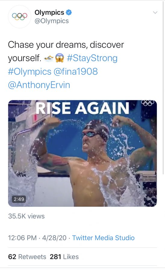Athletes, sports organizations, and even President Trump have used the tag @StayStrong during the pandemic.  