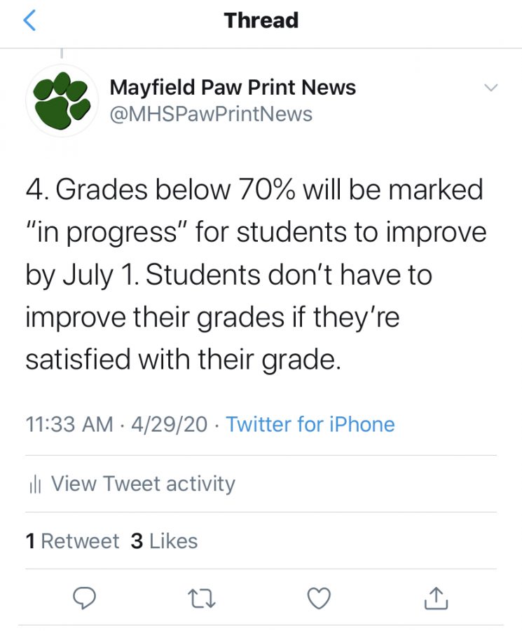 After Principal Jeff Legan announced the in progress plan in a Periscope video on April 29, several accounts on social media started to spread the news.