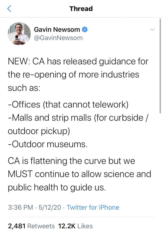 As Gov. Gavin Newsom announces the re-opening of businesses in California, hes been met with many critics on Twitter who have used the tag #DoNotOpenCalifornia.